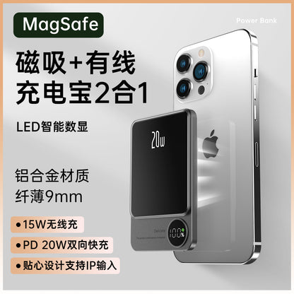 MagSafe Back Clip Power Bank — Ultra-Thin 10,000mAh Wireless Fast Charger