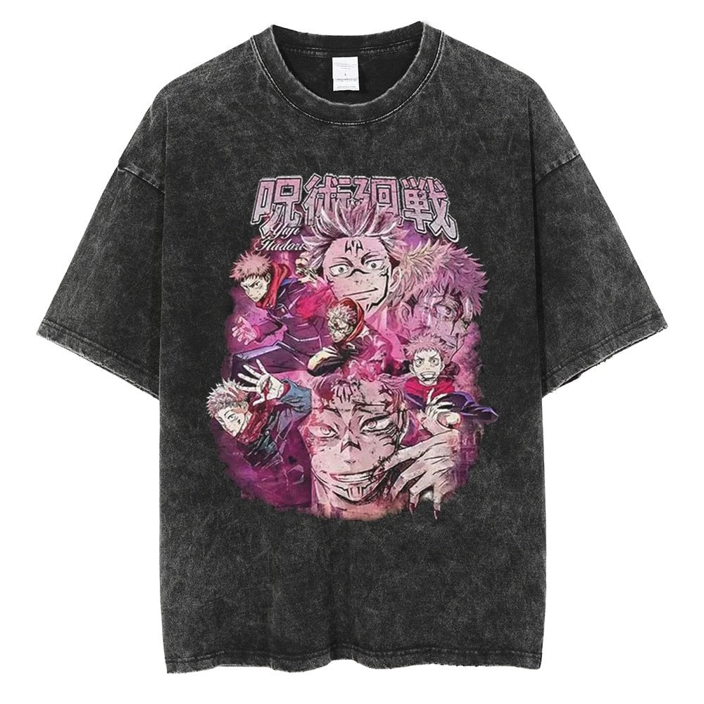 Anime washed T-shirt collection 2