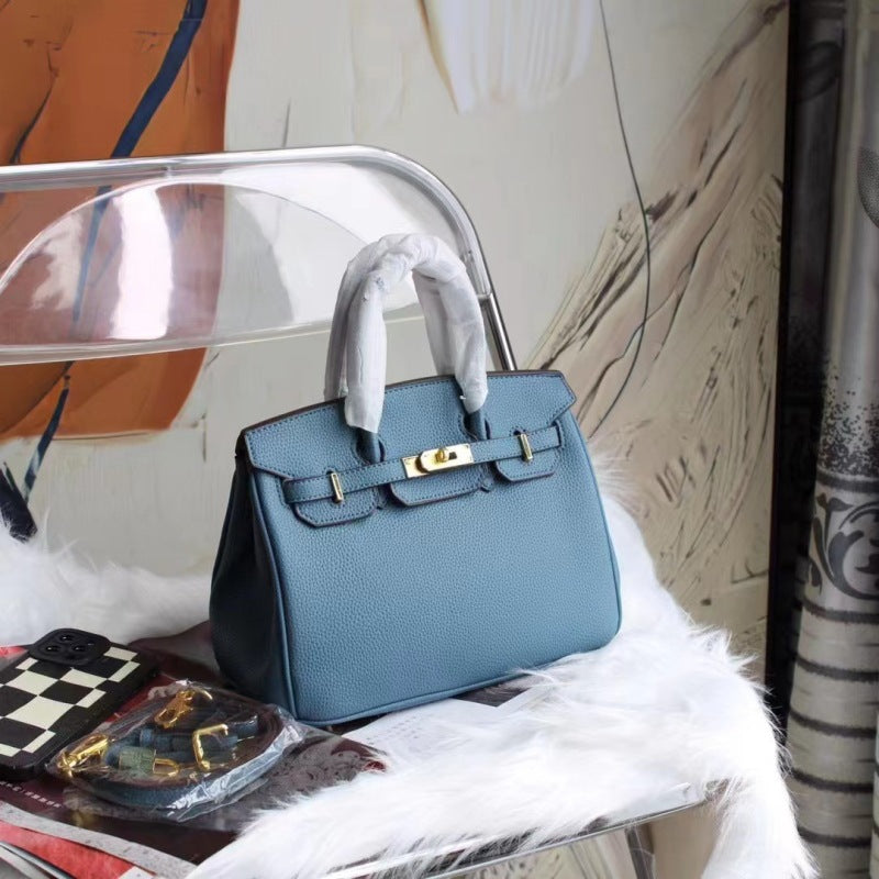 2025 new bags platinum bags women's handbags Kelly bags shoulder crossbody high-end texture commuting