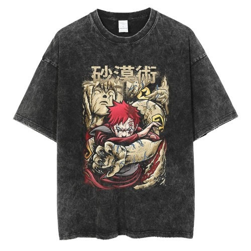 Anime washed T-shirt collection 2
