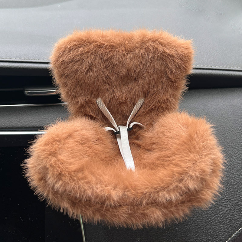 Cross-border applicable to labubu doll safety seat cute doll air outlet aromatherapy ornaments car interior decoration