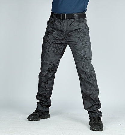 Men's Tactical Cargo Pants — Multi-Pocket Camouflage Military Trousers