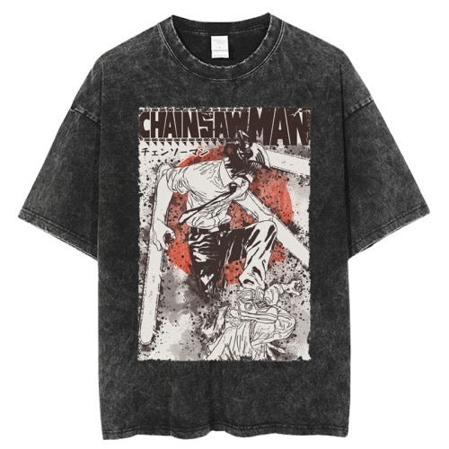 Anime washed T-shirt collection 2