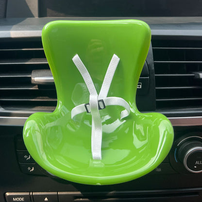 Cross-border applicable to labubu doll safety seat cute doll air outlet aromatherapy ornaments car interior decoration