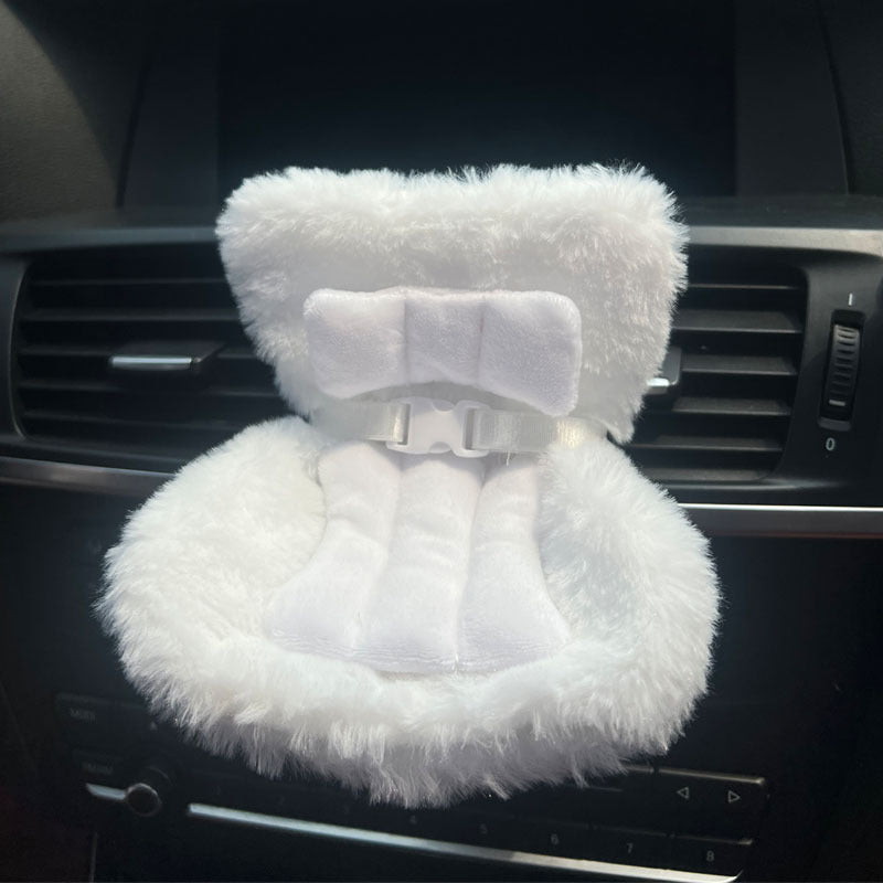 Cross-border applicable to labubu doll safety seat cute doll air outlet aromatherapy ornaments car interior decoration
