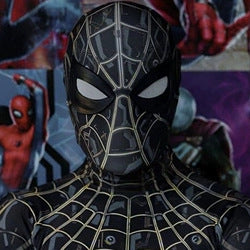 Spider-Man Face Mask & Anime Costume Headgear — Halloween & Stage Performance