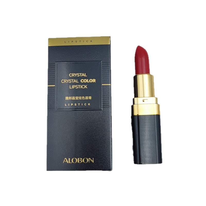 Yabang small black tube lipstick DS919 crystal bright color lipstick - cinnabar red cosmetics lipstick wholesale