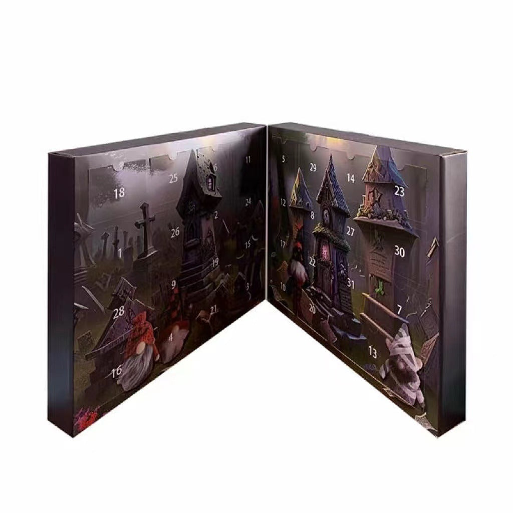Halloween Gnome Advent Calendar — Spooky Countdown Box
