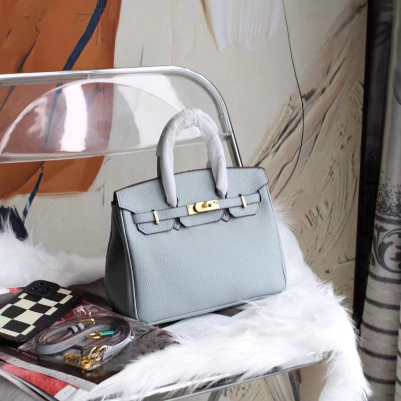2025 new bags platinum bags women's handbags Kelly bags shoulder crossbody high-end texture commuting