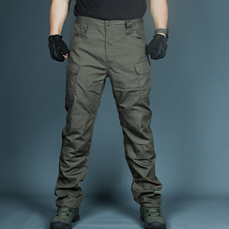 Tactical pants spring men's special forces camouflage pants overalls autumn outdoor multi-pocket pants wear-resistant IX7 military fan pants