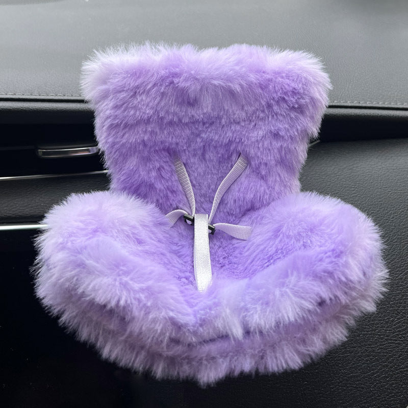 Cross-border applicable to labubu doll safety seat cute doll air outlet aromatherapy ornaments car interior decoration