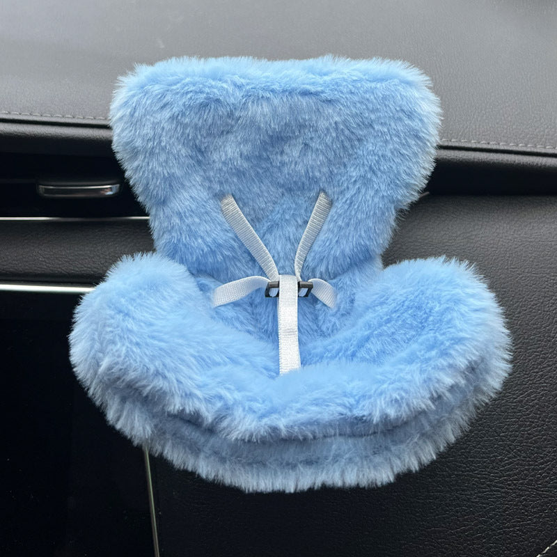 Cross-border applicable to labubu doll safety seat cute doll air outlet aromatherapy ornaments car interior decoration