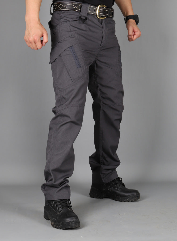 Tactical pants spring men's special forces camouflage pants overalls autumn outdoor multi-pocket pants wear-resistant IX7 military fan pants
