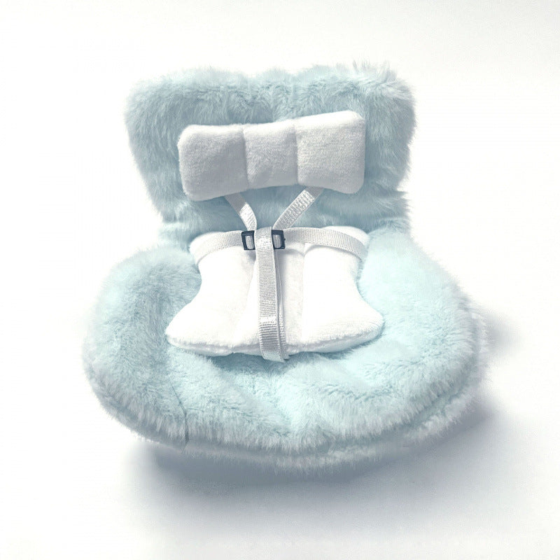 Cross-border applicable to labubu doll safety seat cute doll air outlet aromatherapy ornaments car interior decoration
