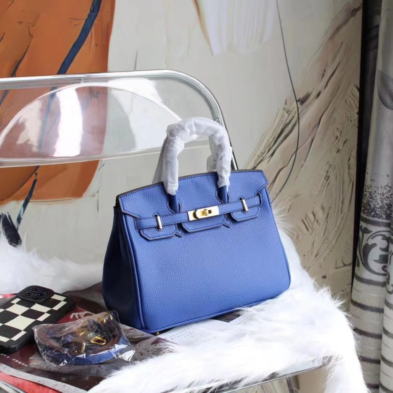 2025 new bags platinum bags women's handbags Kelly bags shoulder crossbody high-end texture commuting