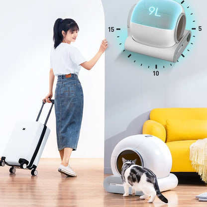 Self-Cleaning Smart Cat Litter Box with WiFi & App Control
