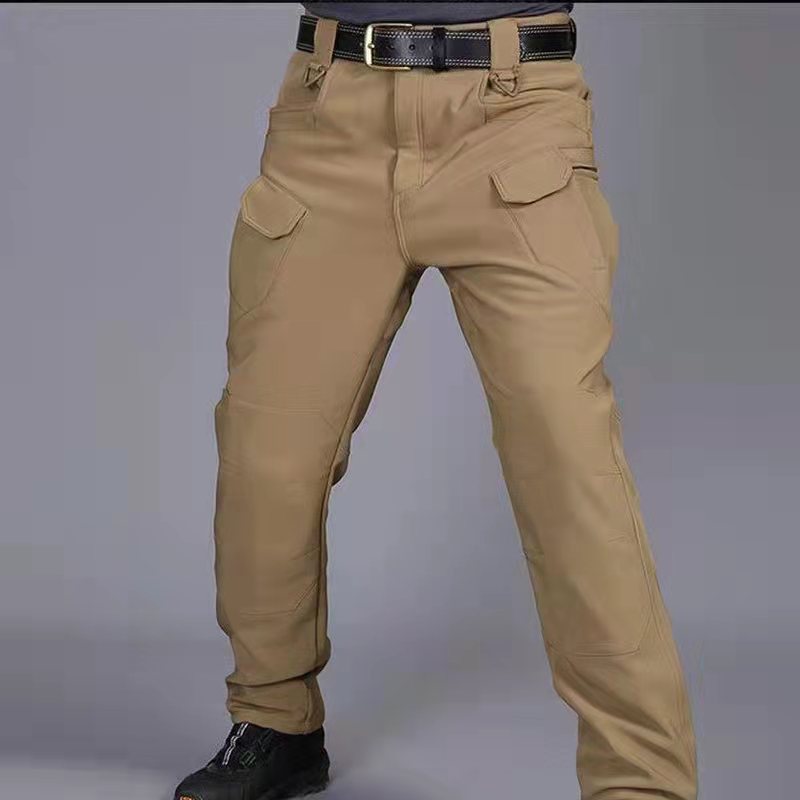 Tactical pants spring men's special forces camouflage pants overalls autumn outdoor multi-pocket pants wear-resistant IX7 military fan pants