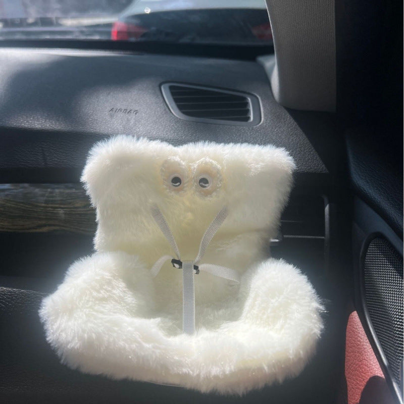Cross-border applicable to labubu doll safety seat cute doll air outlet aromatherapy ornaments car interior decoration