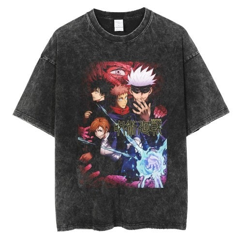 Anime washed T-shirt collection 2