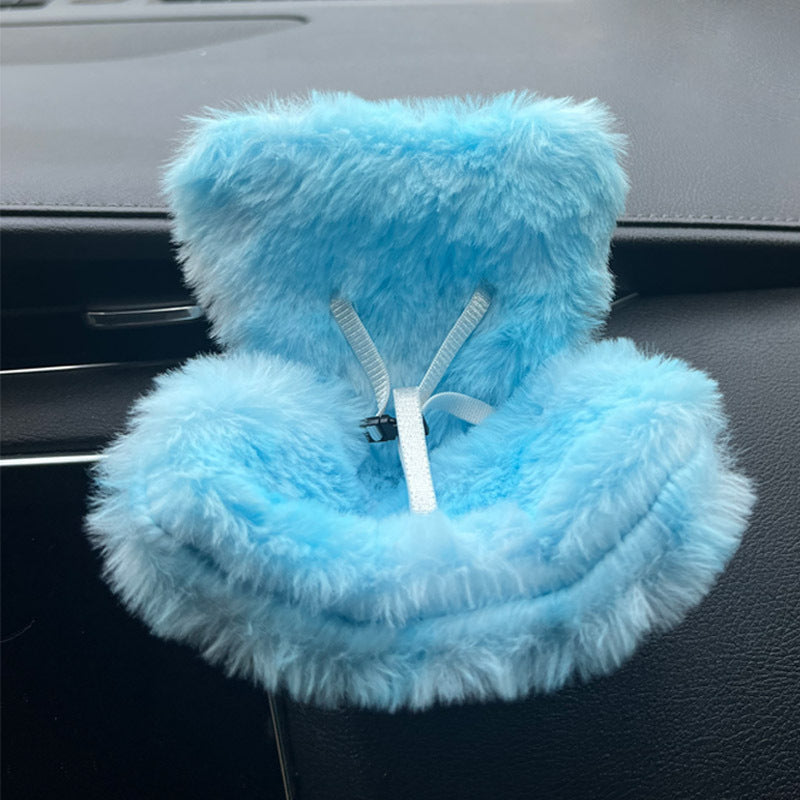 Cross-border applicable to labubu doll safety seat cute doll air outlet aromatherapy ornaments car interior decoration