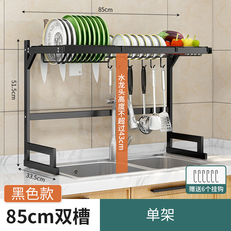 Kitchen Sink Drying Rack — Multifunctional Dish & Utensil Storage Rack