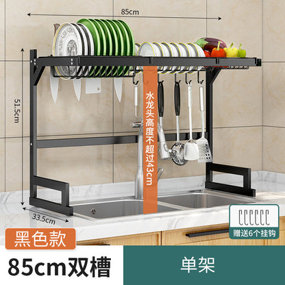 Kitchen Sink Drying Rack — Multifunctional Dish & Utensil Storage Rack
