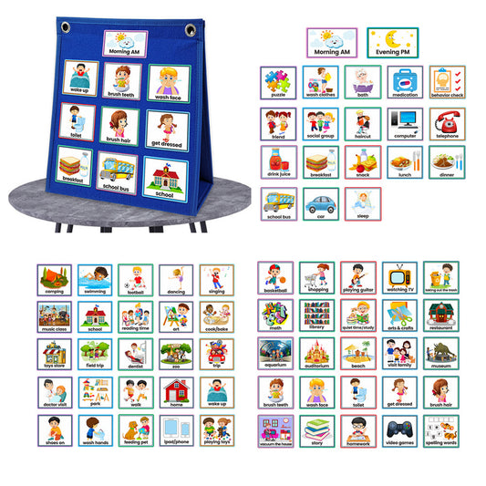 Kids Visual Schedule Calendar — Daily Routine Chart for Children