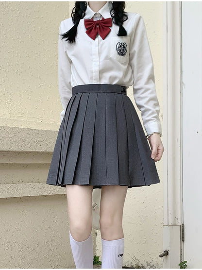JK Sailor Uniform Pleated Skirt Set — Japanese College Style Cosplay