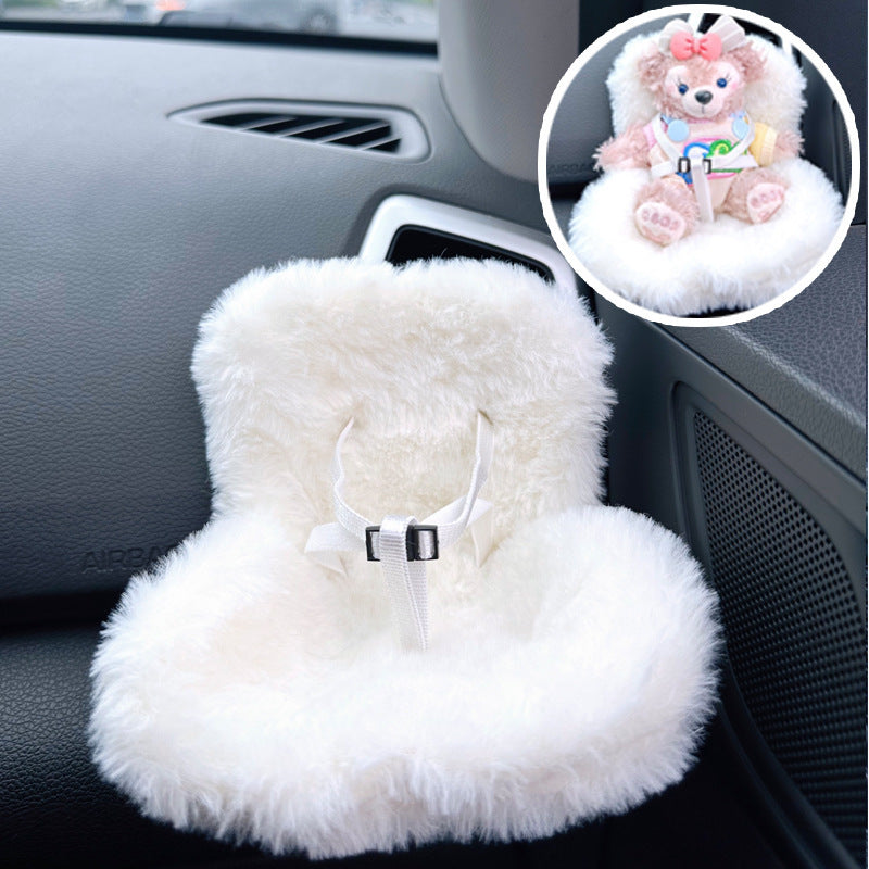 Cross-border applicable to labubu doll safety seat cute doll air outlet aromatherapy ornaments car interior decoration