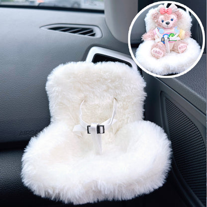 Cross-border applicable to labubu doll safety seat cute doll air outlet aromatherapy ornaments car interior decoration