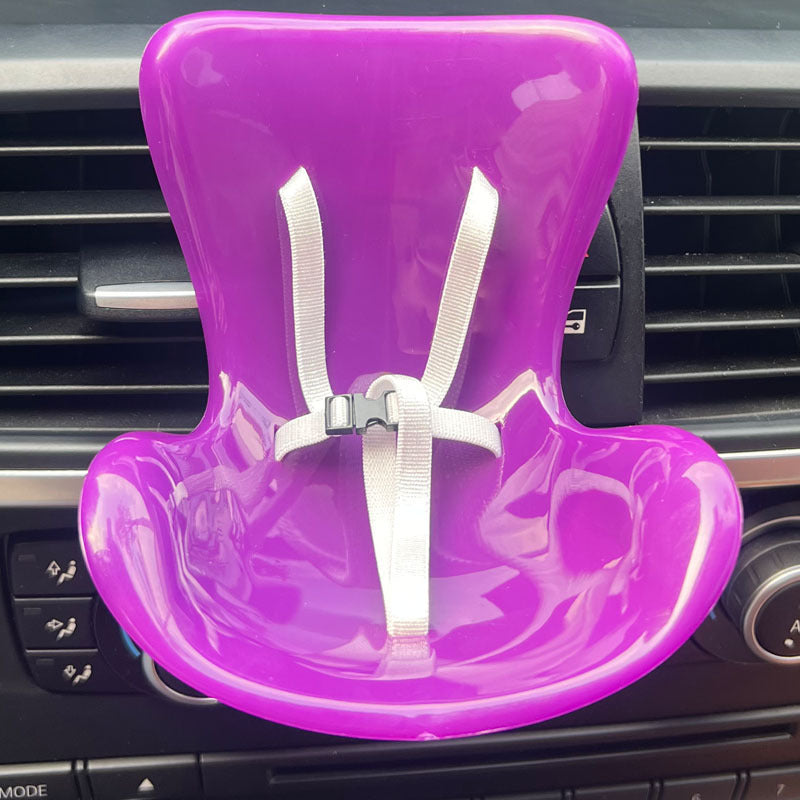 Cross-border applicable to labubu doll safety seat cute doll air outlet aromatherapy ornaments car interior decoration