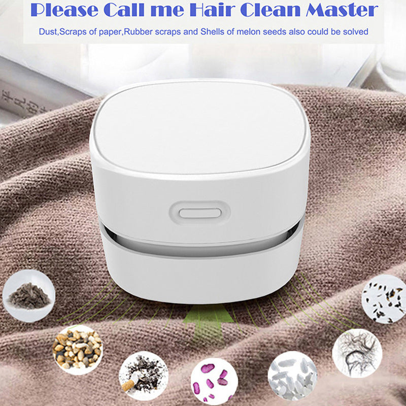 Portable Mini Desk Vacuum Cleaner — Wireless Keyboard & Desktop Cleaner