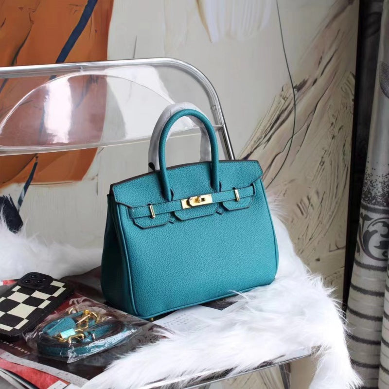 2025 new bags platinum bags women's handbags Kelly bags shoulder crossbody high-end texture commuting