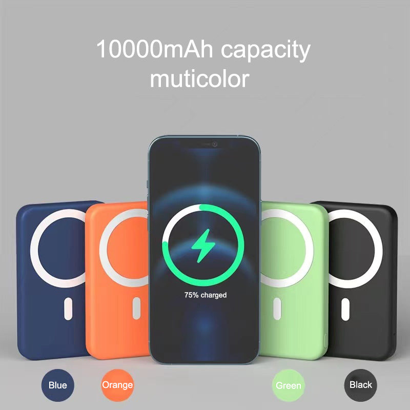 Magnetic wireless power bank wholesale 10,000 mAh fast charging power bank 12ProMax13mini small and portable