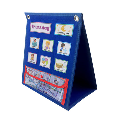 Kids Visual Schedule Calendar — Daily Routine Chart for Children