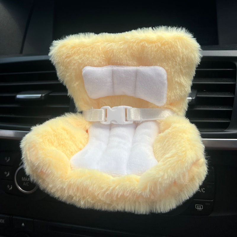 Cross-border applicable to labubu doll safety seat cute doll air outlet aromatherapy ornaments car interior decoration