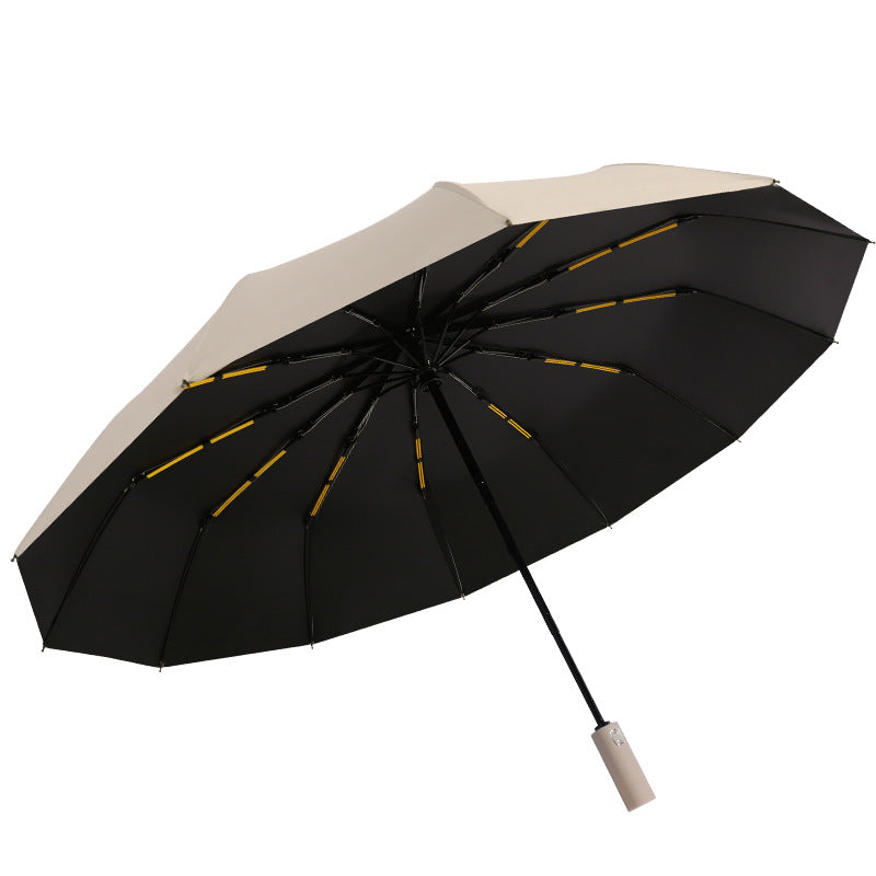 Fully automatic double large umbrella folding wholesale sunny and rainy dual-purpose umbrella sun umbrella sunshade umbrella 24 bone large umbrella